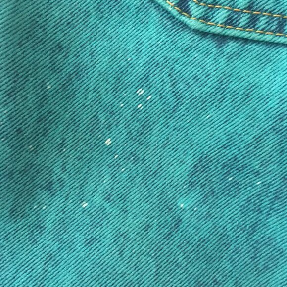 Vintage Hollywood Era green acid wash high waisted tapered jeans (size XS-S) - Picture 14 of 14